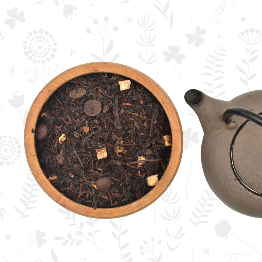 Τζίντζερ Πορτοκάλι Σοκολάτα -Τσάι Μαύρο