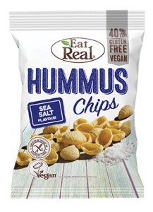 Hummus Chips με Θαλασσινο Αλάτι 135γρ. - Eat Real