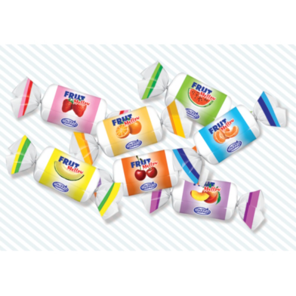 Καραμέλες Fruit Mellow Ασορτί - Λάβδας - 100GR