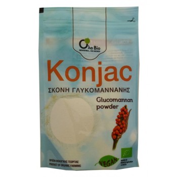 Konjac Γλυκομαννάνη Σκόνη 100γρ. - Βιολογική