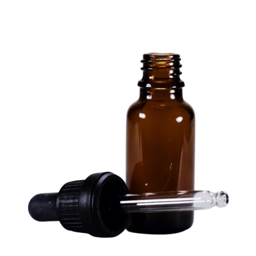 10ml Γυάλινο Μπουκάλι με Εξωτερικό Σταγονόμετρο