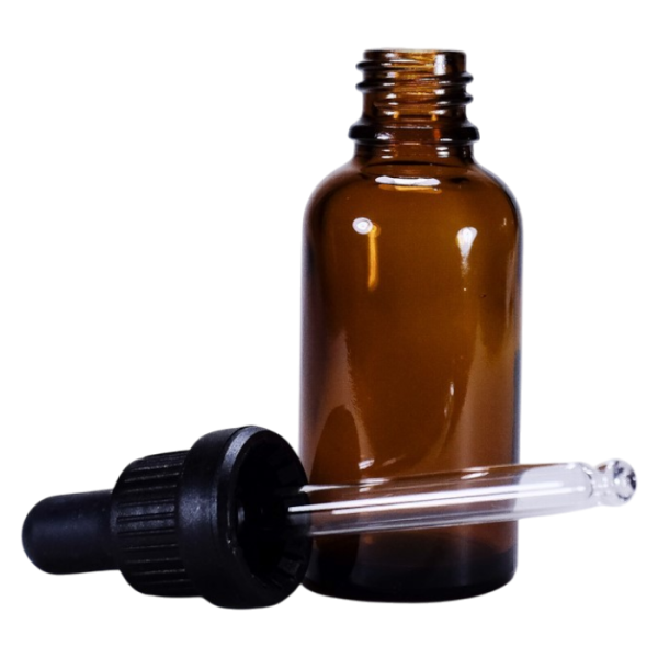 30ml Γυάλινο Μπουκάλι με Εξωτερικό Σταγονόμετρο