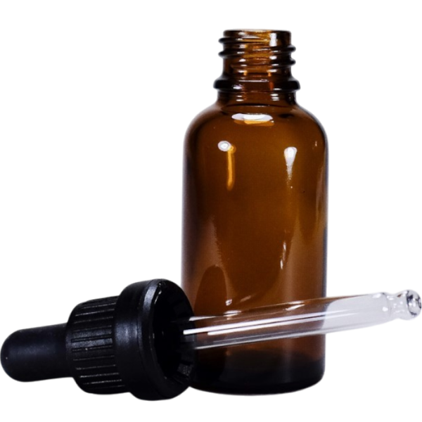 50ml Γυάλινο Μπουκάλι με Εξωτερικό Σταγονόμετρο